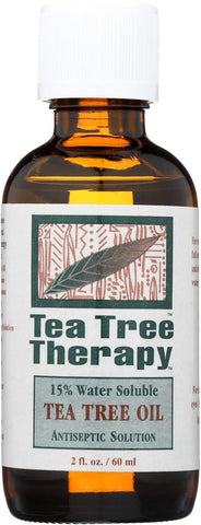TEA TREE - 15% Water Soluble Tea Tree Oil Antiseptic Solution - 2 fl oz (60 ml)