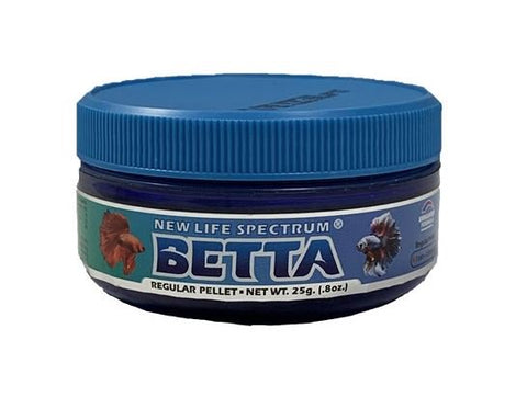 NEW LIFE SPECTRUM - Betta Regular Pellet - 25g (.08 oz)