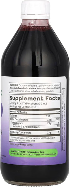 DYNAMIC HEALTH - Blueberry Concentrate - 16 fl oz (473 ml)