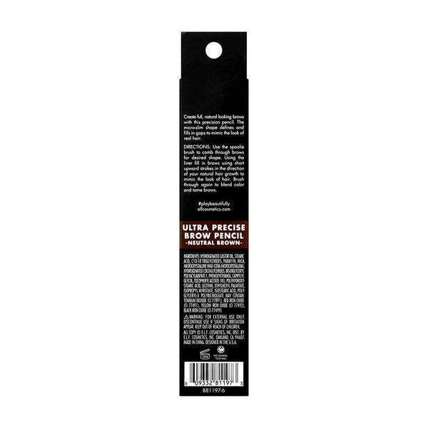 e.l.f. - Ultra Precise Brow Pencil Neutral Brown - 0.0017 oz (0.05 g)