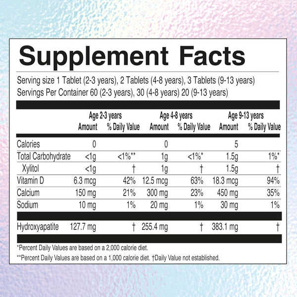 JACK N' JILL - Tooth Sparkles Teeth Cleaning Tabs - 60 tablets