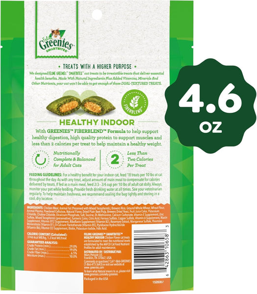GREENIES - Smartbites Healthy Indoor Cat Treats Chicken Flavor - 4.6 oz. (130 g)