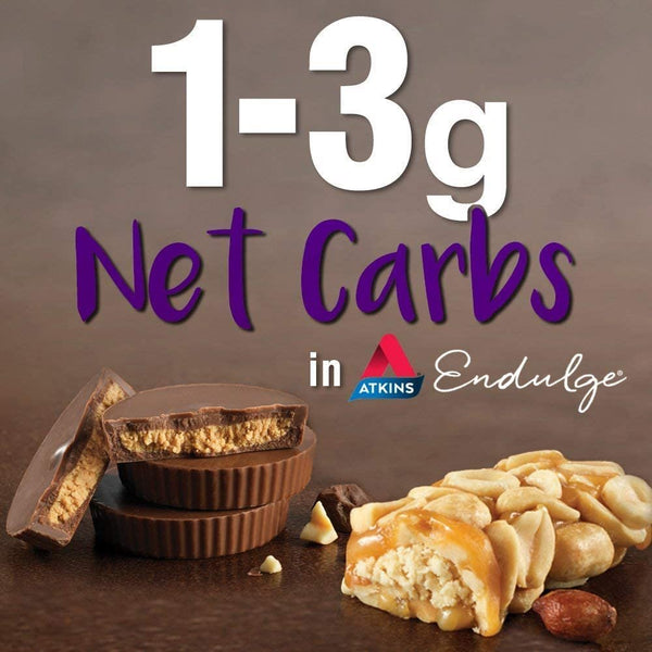 ATKINS - Endulge Chocolate Caramel Mousse Bars - 5 x 1.2 oz. Bars