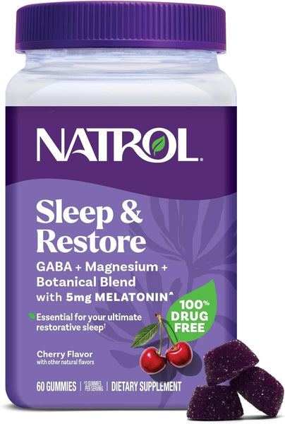 NATROL - Sleep & Restore with Melatonin - 60 Gummies