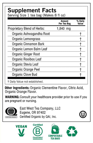 YOGI TEA - Sweet Clementine Stress Support - 16 Tea Bags