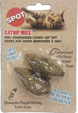 SPOT - 100% Catnip Candy Mice Cat Toy - 2 Pack