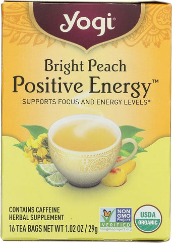 YOGI TEA - Yogi Tea Peach Bergamot Bright Day - 16 Tea Bags
