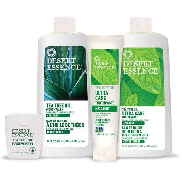 Desert Essence, Tea Tree Oil Mouthwash Ultra Ca 16 fl oz