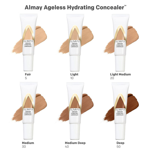 ALMAY - Ageless Hydrating Concealer, Light - 0.37 fl oz (11 ml)