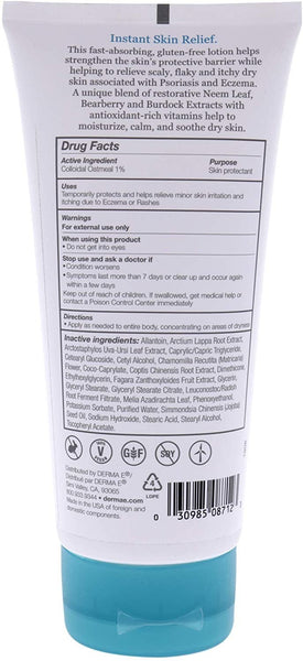 DERMA E - Eczema Relief Lotion - 6 fl oz (175 ml)