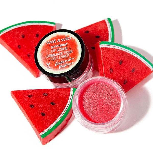 WET N WILD - Perfect Pout Lip Scrub, Watermelon - 0.35 oz. (10 g)