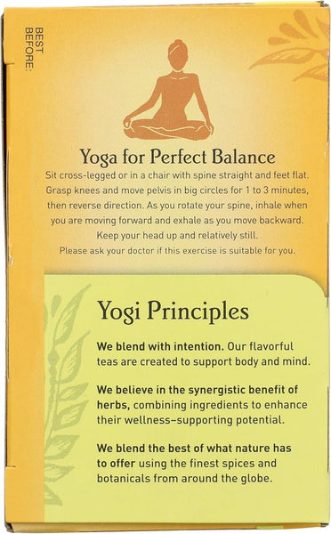 YOGI TEA - Yogi Tea Peach Bergamot Bright Day - 16 Tea Bags