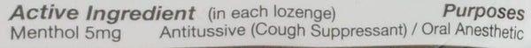 Quantum Health Organic Cough Relief Lozenges