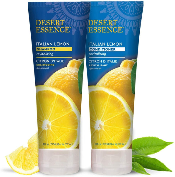 Desert Essence Italian Lemon Shampoo, 8 Fluid Ounce