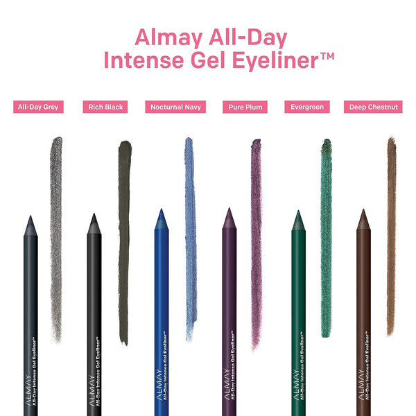 ALMAY - All-Day Intense Gel Eyeliner, Pure Plum - 0.045 oz (1.3 g)